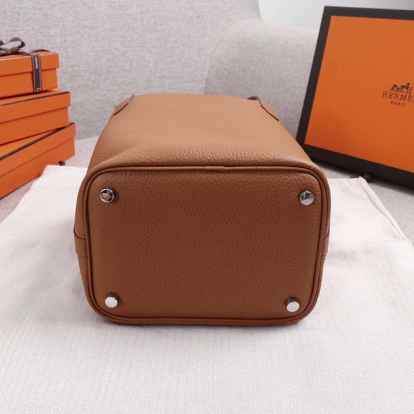 Replica Hermes Picotin Lock 22cm & 18cm Bag - Black/Green/Brown - Image 18