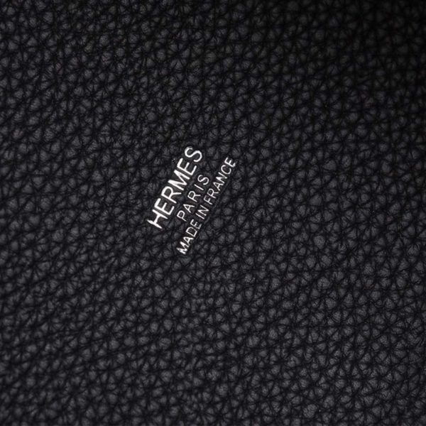 Replica Hermes Picotin Lock 22cm & 18cm Bag - Black/Green/Brown - Image 6