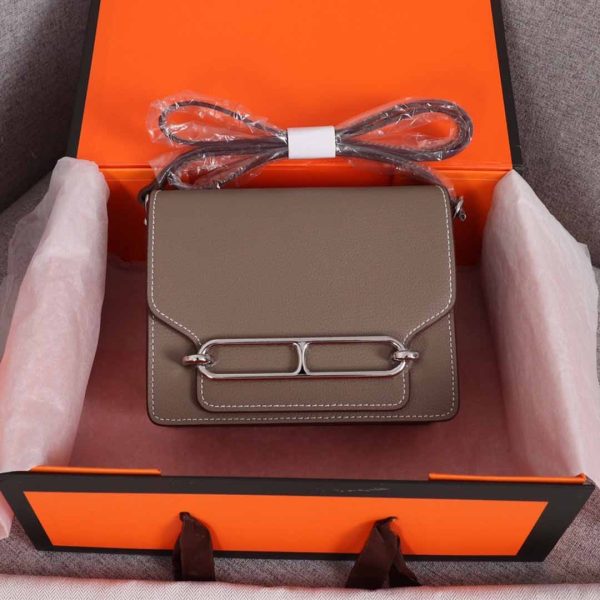 Hermes Replica Roulis Mini Bag - 18cm & 22cm Options - Image 13