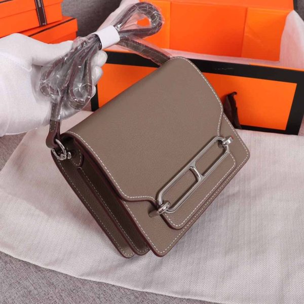 Hermes Replica Roulis Mini Bag - 18cm & 22cm Options - Image 14