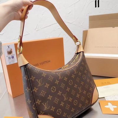 Replica LV Monogram Boulogne 30 Shoulder Bag M51265