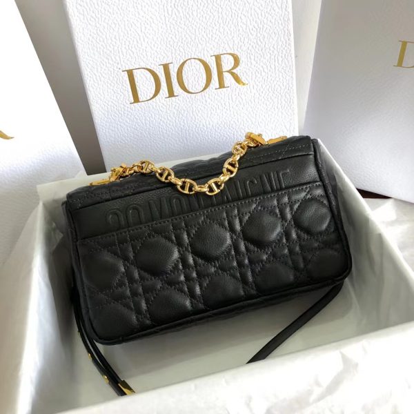 Replica Dior Caro Bag in Cannage Calfskin | M9243 | Large Size - Image 5