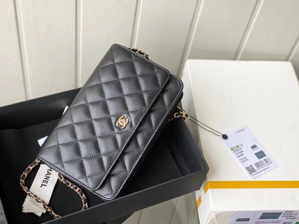 Chanel Caviar Quilted WOC Wallet Replica A33814 - Image 11