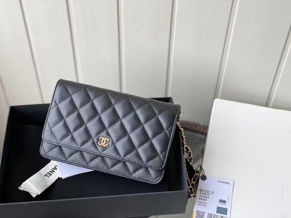 Chanel Caviar Quilted WOC Wallet Replica A33814 - Image 10