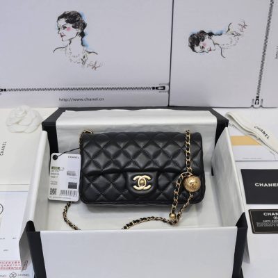 Replica Chanel Velvet Strass Charm Flap Bag As1787