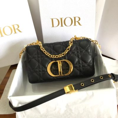 Replica Dior Caro Bag in Cannage Calfskin | M9243 | Large Size