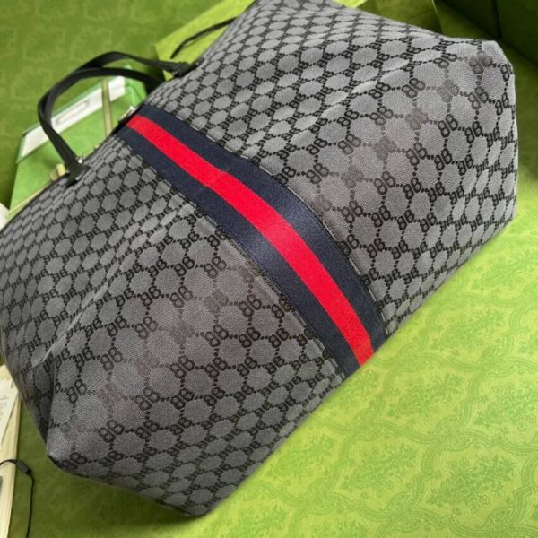 Replica Balenciaga x Gucci Hacker Large Black Tote Bag - Image 5