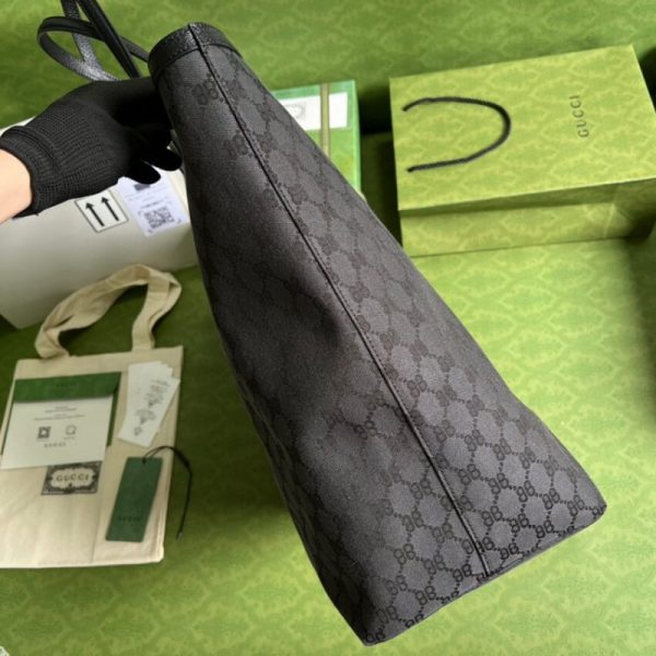 Replica Balenciaga x Gucci Hacker Large Black Tote Bag - Image 6