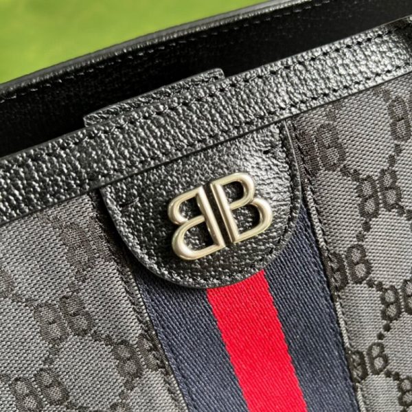 Replica Balenciaga x Gucci Hacker Large Black Tote Bag - Image 8