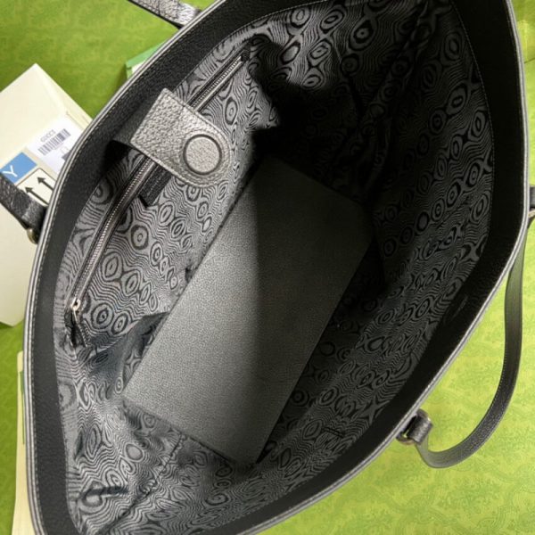 Replica Balenciaga x Gucci Hacker Large Black Tote Bag - Image 9