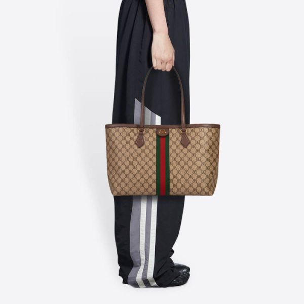 Balenciaga x Gucci Hacker Medium Beige Tote Bag Replica - Image 2