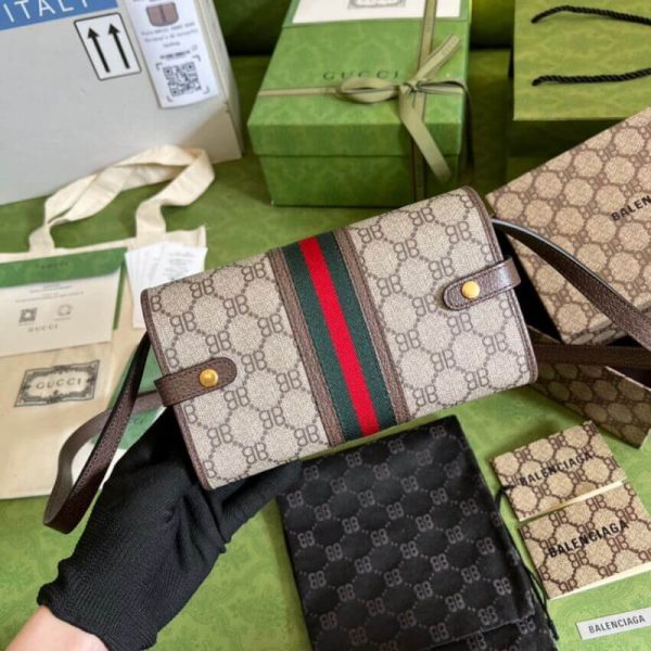 Replica Balenciaga x Gucci Hacker Mini Crossbody Bag - Image 2