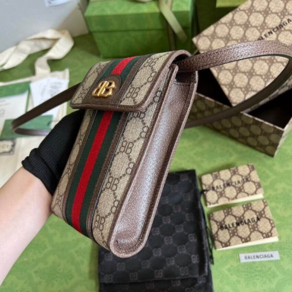 Replica Balenciaga x Gucci Hacker Phone Bag | Limited Edition - Image 6