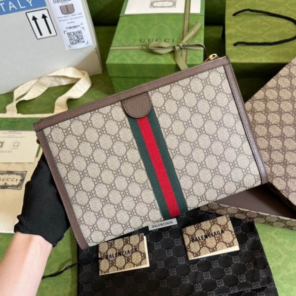 Balenciaga x Gucci Hacker Pouch Replica - Stylish Luxury Design - Image 2