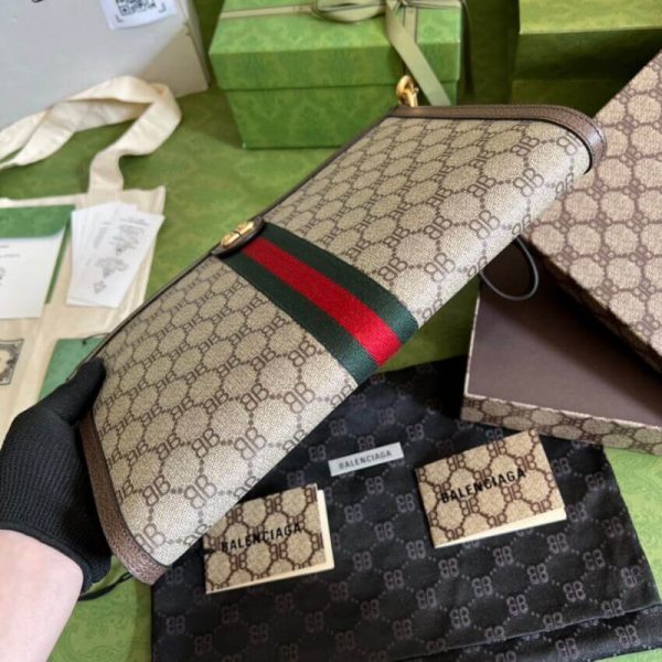 Balenciaga x Gucci Hacker Pouch Replica - Stylish Luxury Design - Image 3