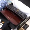Best Replicas Bags - Chanel 2.55 Black Lambskin Medium Flap Bag Replica Shop For Best Louis Vuitton LV Replica Bags With Cheap Price