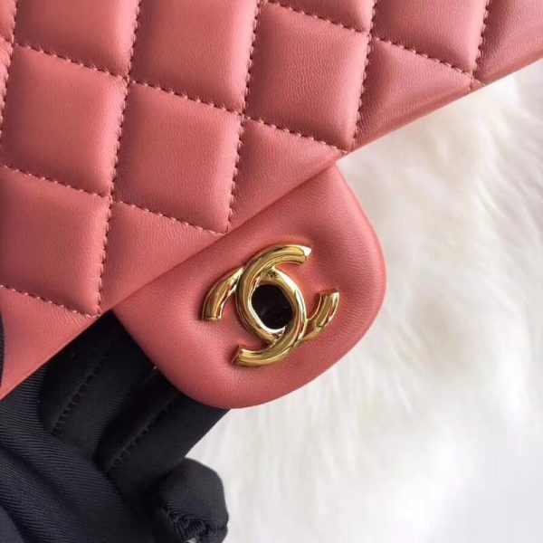 Replica Chanel 1112 Rose Quartz 2.55 Lambskin Flap Bag - Image 4