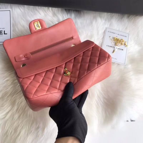 Replica Chanel 1112 Rose Quartz 2.55 Lambskin Flap Bag - Image 5