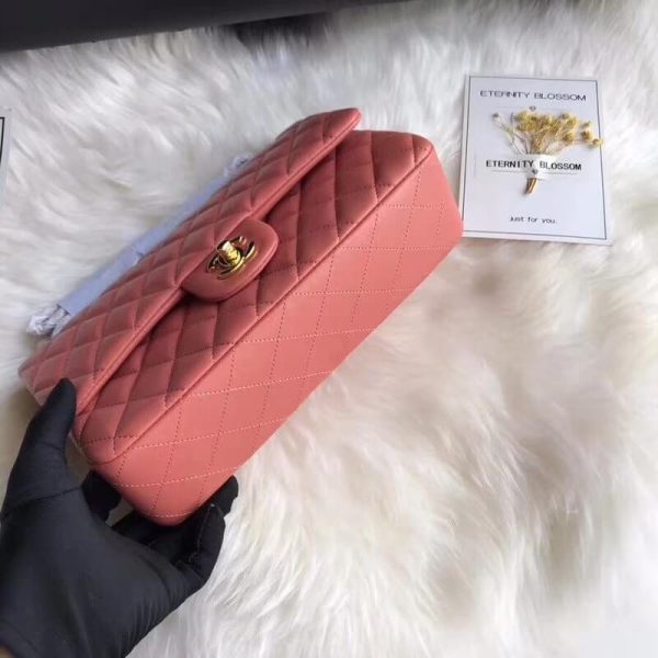 Replica Chanel 1112 Rose Quartz 2.55 Lambskin Flap Bag - Image 6