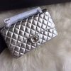 Best Replicas Bags - Chanel 1112 Silver Medium 2.55 Lambskin Leather Replica Flap Bag Shop For Best Louis Vuitton LV Replica Bags With Cheap Price