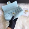 Best Replicas Bags - Tiffany Blue Chanel 2.55 Lambskin Leather Replica Flap Bag Shop For Best Louis Vuitton LV Replica Bags With Cheap Price