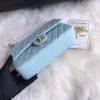 Best Replicas Bags - Tiffany Blue Chanel 2.55 Lambskin Leather Replica Flap Bag Shop For Best Louis Vuitton LV Replica Bags With Cheap Price