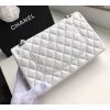 Best Replicas Bags - White Chanel 2.55 Flap Bag - Medium Lambskin Leather Replica Shop For Best Louis Vuitton LV Replica Bags With Cheap Price
