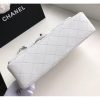 Best Replicas Bags - White Chanel 2.55 Flap Bag - Medium Lambskin Leather Replica Shop For Best Louis Vuitton LV Replica Bags With Cheap Price