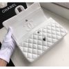 Best Replicas Bags - White Chanel 2.55 Flap Bag - Medium Lambskin Leather Replica Shop For Best Louis Vuitton LV Replica Bags With Cheap Price