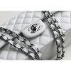Best Replicas Bags - White Chanel 2.55 Flap Bag - Medium Lambskin Leather Replica Shop For Best Louis Vuitton LV Replica Bags With Cheap Price