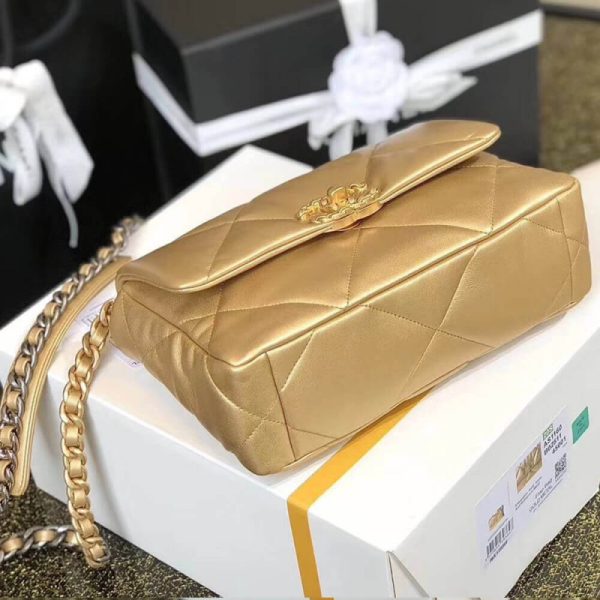 Chanel 19 Replica Flap Bag Gold - As1160 | Stylish Luxury Design - Image 12