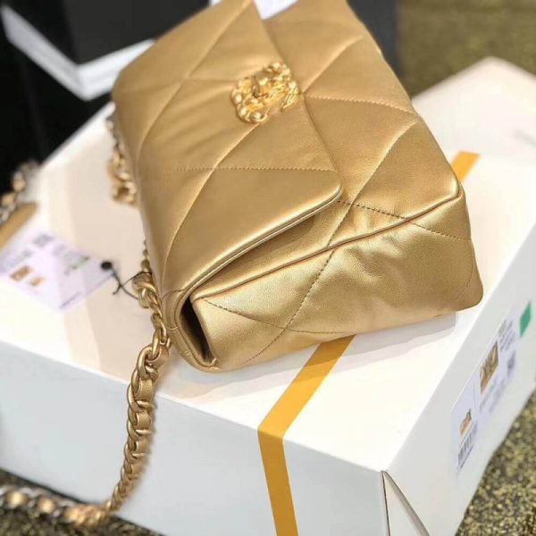 Chanel 19 Replica Flap Bag Gold - As1160 | Stylish Luxury Design - Image 13