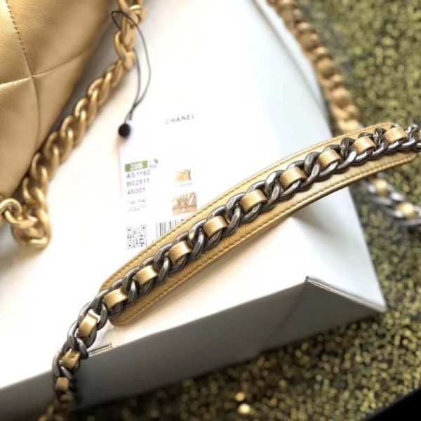 Chanel 19 Replica Flap Bag Gold - As1160 | Stylish Luxury Design - Image 14