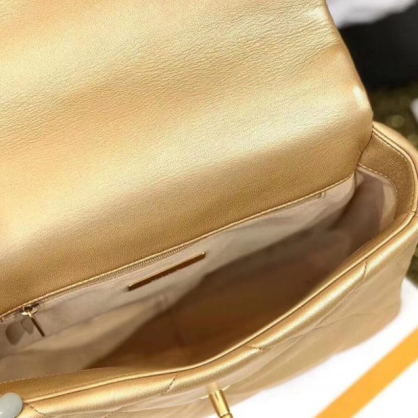 Chanel 19 Replica Flap Bag Gold - As1160 | Stylish Luxury Design - Image 16