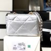 Best Replicas Bags - Replica Chanel 19 Flap Bag - Silver AS1160 Shop For Best Louis Vuitton LV Replica Bags With Cheap Price