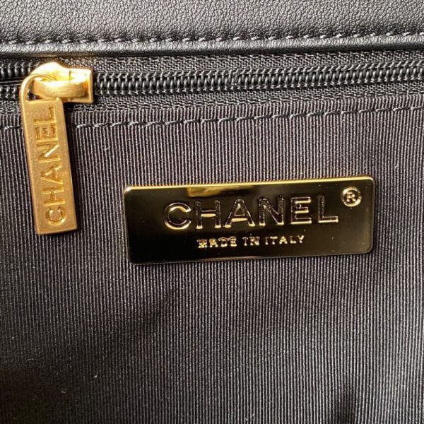 Chanel 19 Replica Flap Bag - Black As1160 B03215 - Image 8