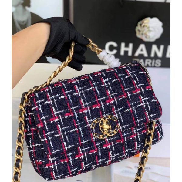 Chanel 19 Tweed Flap Bag Replica - Classic Elegance - Image 2