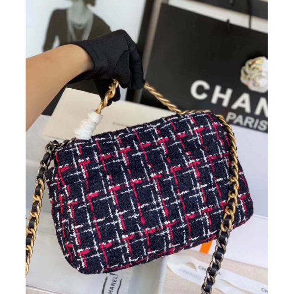 Chanel 19 Tweed Flap Bag Replica - Classic Elegance - Image 3
