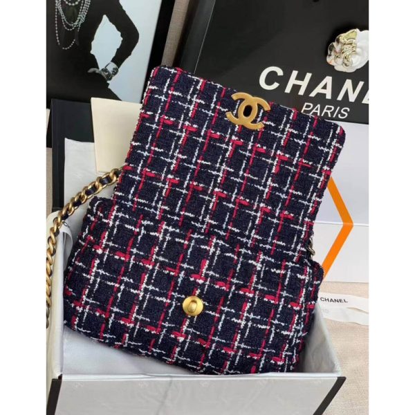 Chanel 19 Tweed Flap Bag Replica - Classic Elegance - Image 9