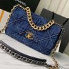 Best Replicas Bags - Chanel 19 Large Denim Flap Bag | Replica AS1161 | Fashion Essential Shop For Best Louis Vuitton LV Replica Bags With Cheap Price