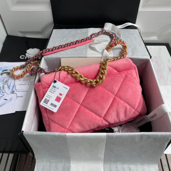Replica Chanel 19 Velvet Flap Bag – Large As1161 – Luxe Style - Image 2