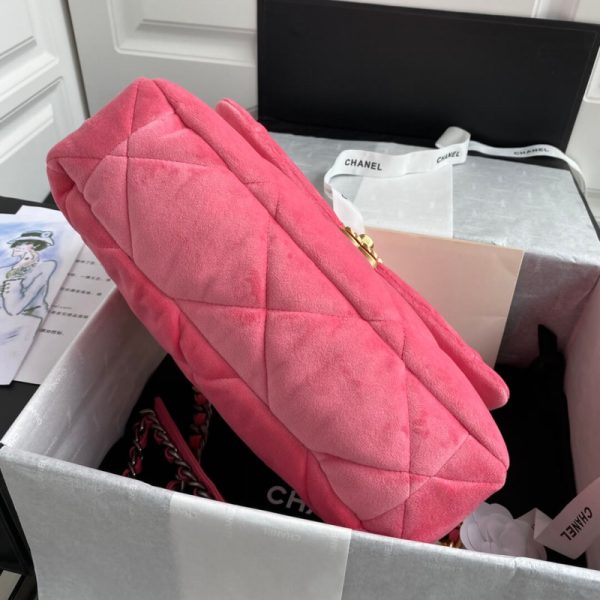 Replica Chanel 19 Velvet Flap Bag – Large As1161 – Luxe Style - Image 6