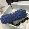 Best Replicas Bags - Chanel 19 Small Flap Bag Replica - Denim As1160 Shop For Best Louis Vuitton LV Replica Bags With Cheap Price
