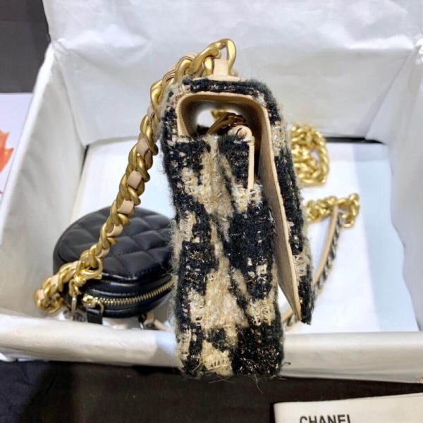 Replica Chanel 19 Tweed Woc & Leather Coin Purse Ap0985 - Image 6