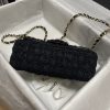 Best Replicas Bags - Replica Chanel Black Tweed Classic Flap Bag 20Cm 1116 Shop For Best Louis Vuitton LV Replica Bags With Cheap Price