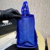 Best Replicas Bags - Replica Chanel 21S Deauville Blue Orange Large Tote Bag Shop For Best Louis Vuitton LV Replica Bags With Cheap Price