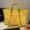 Best Replicas Bags - Replica Chanel Deauville Orange Yellow Large Shopping Bag Shop For Best Louis Vuitton LV Replica Bags With Cheap Price