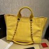 Best Replicas Bags - Replica Chanel Deauville Orange Yellow Large Shopping Bag Shop For Best Louis Vuitton LV Replica Bags With Cheap Price
