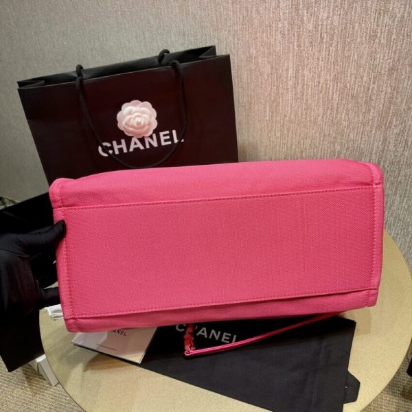 Chanel 21S Peachblow Yellow Large Replica Shopping Bag A66941 - Image 5