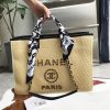 Best Replicas Bags - Chanel 21S Deauville Large Leather Woven Chain Shopping Bag Replica Shop For Best Louis Vuitton LV Replica Bags With Cheap Price